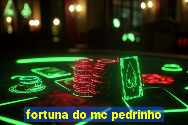 fortuna do mc pedrinho