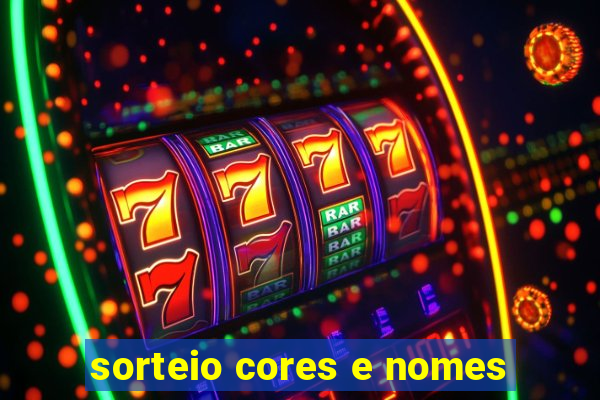 sorteio cores e nomes