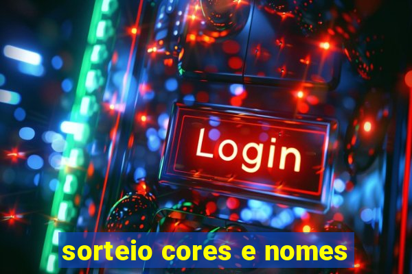 sorteio cores e nomes