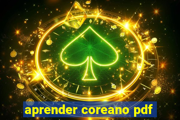 aprender coreano pdf