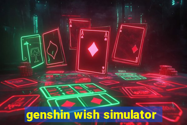 genshin wish simulator