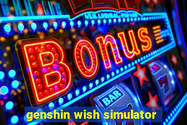 genshin wish simulator