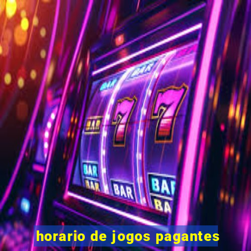 horario de jogos pagantes