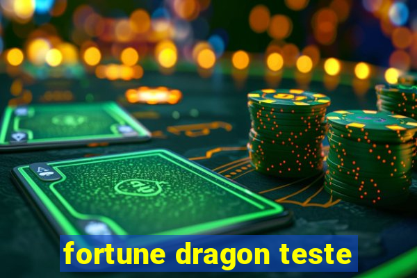 fortune dragon teste