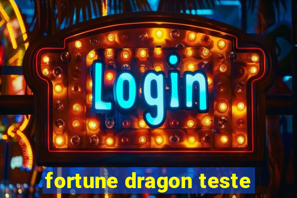 fortune dragon teste