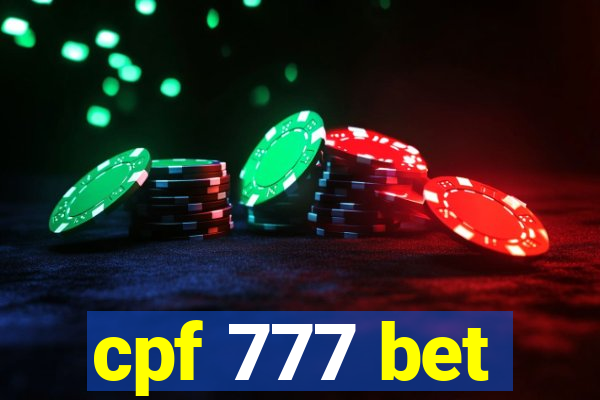 cpf 777 bet