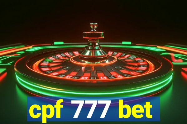 cpf 777 bet