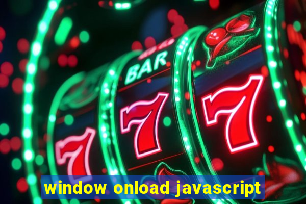 window onload javascript