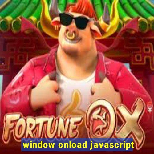 window onload javascript