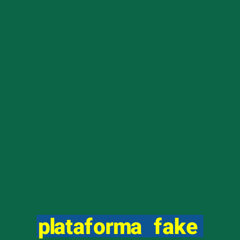 plataforma fake fortune tiger