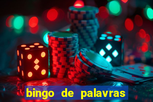 bingo de palavras cha de bebe