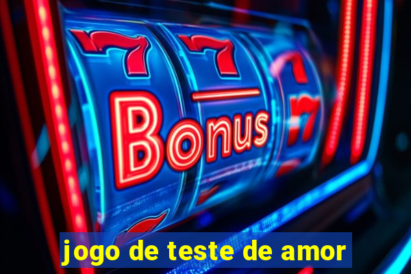 jogo de teste de amor