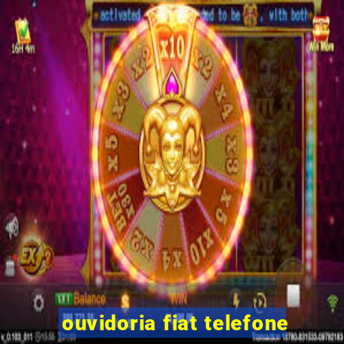 ouvidoria fiat telefone