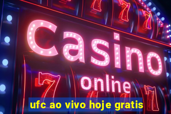 ufc ao vivo hoje gratis