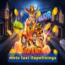 moto taxi itapetininga