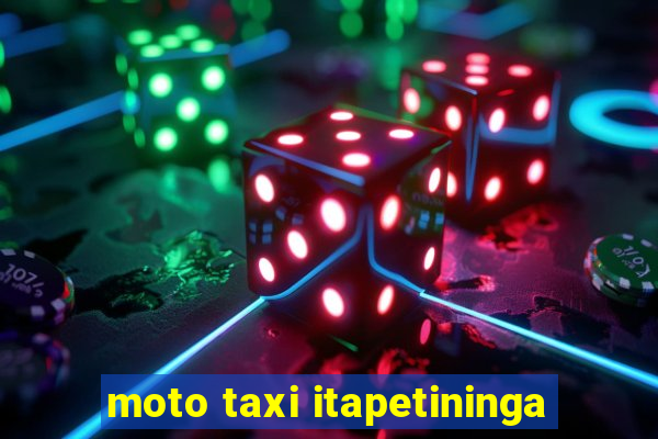 moto taxi itapetininga