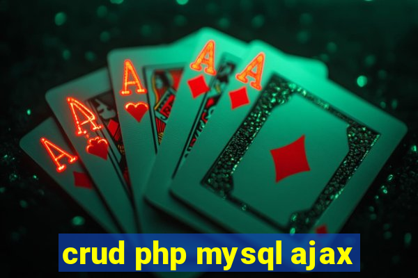 crud php mysql ajax