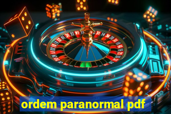 ordem paranormal pdf