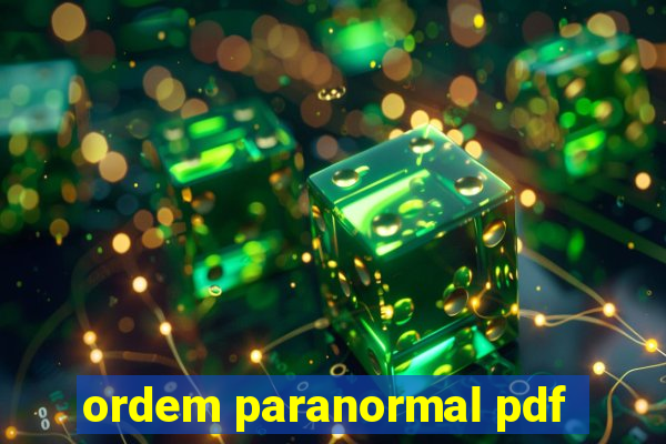 ordem paranormal pdf