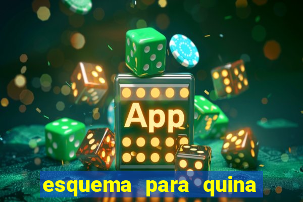 esquema para quina com 20 dezenas