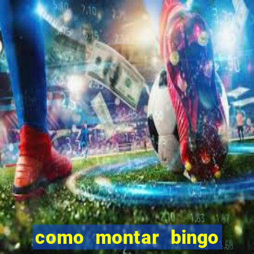 como montar bingo brinquedos toia