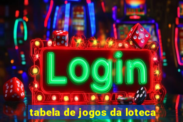 tabela de jogos da loteca