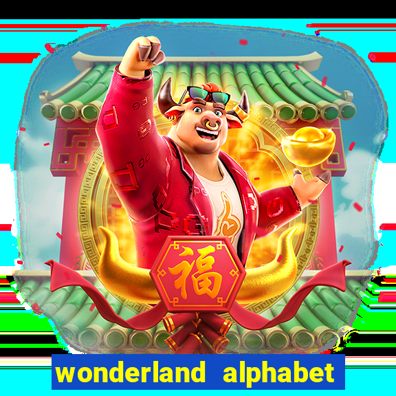 wonderland alphabet comic studio