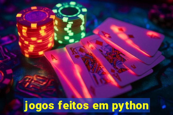 jogos feitos em python