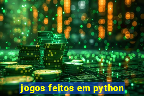 jogos feitos em python