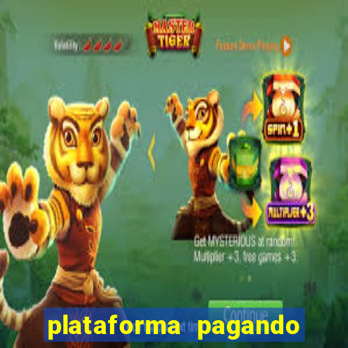 plataforma pagando no cadastro cassino