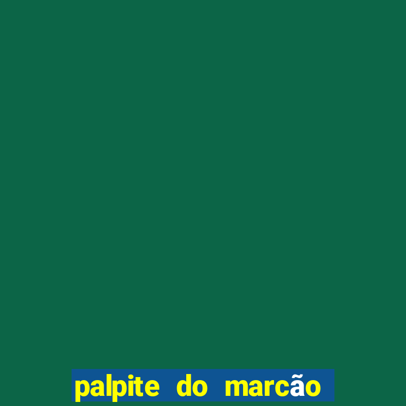 palpite do marcão jogo do bicho