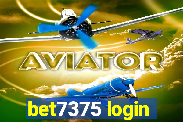 bet7375 login