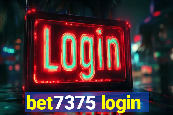 bet7375 login