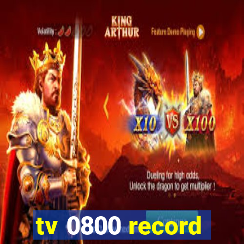 tv 0800 record