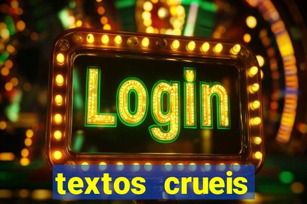 textos crueis demais pdf