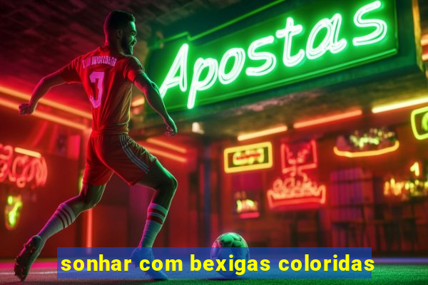 sonhar com bexigas coloridas