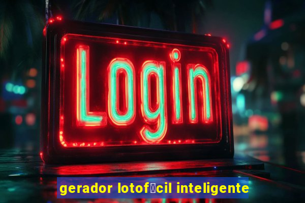 gerador lotof谩cil inteligente