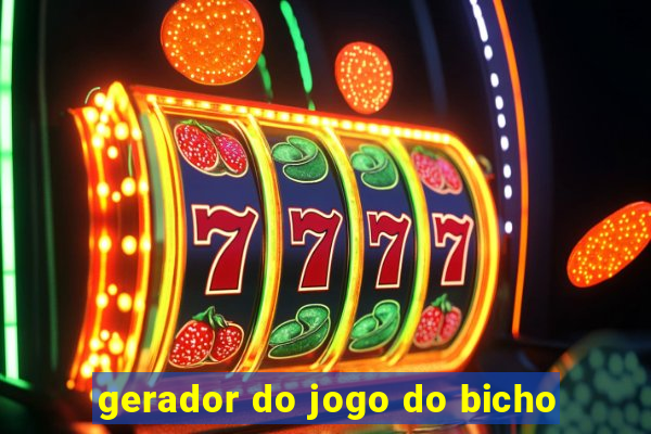 gerador do jogo do bicho