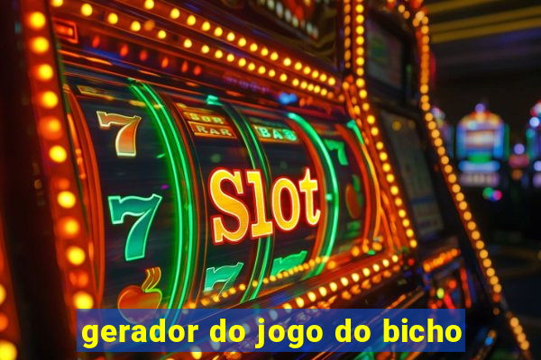 gerador do jogo do bicho