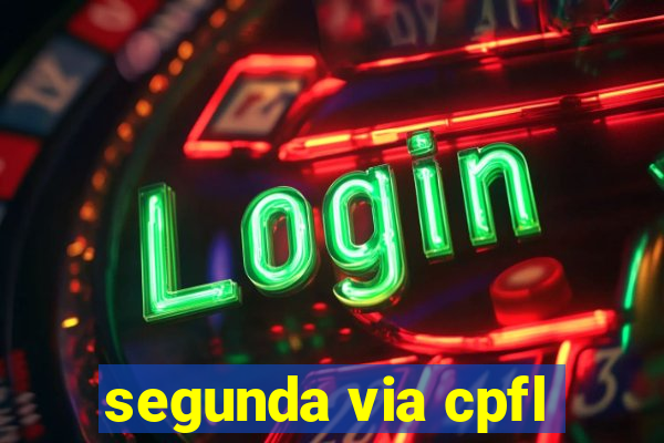 segunda via cpfl