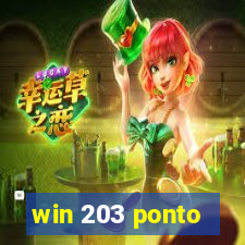 win 203 ponto