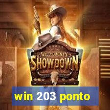 win 203 ponto