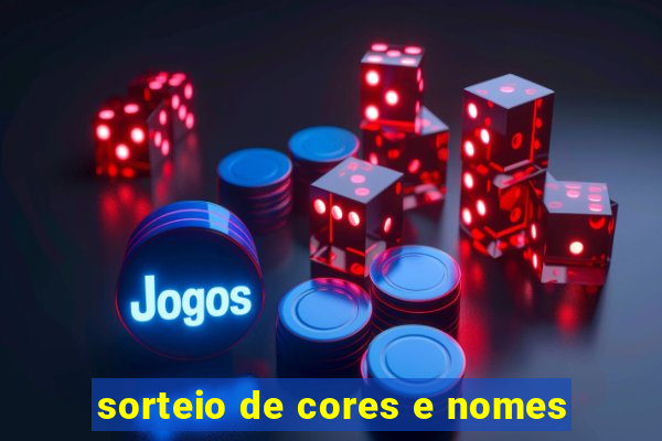 sorteio de cores e nomes