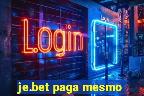 je.bet paga mesmo