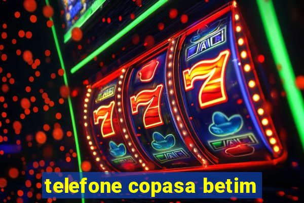 telefone copasa betim