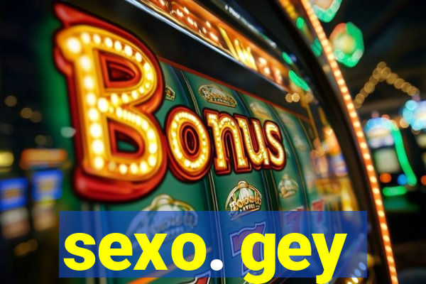 sexo. gey