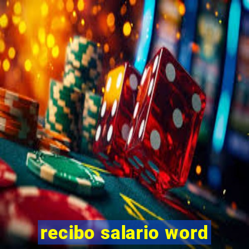 recibo salario word