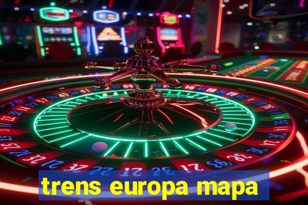 trens europa mapa