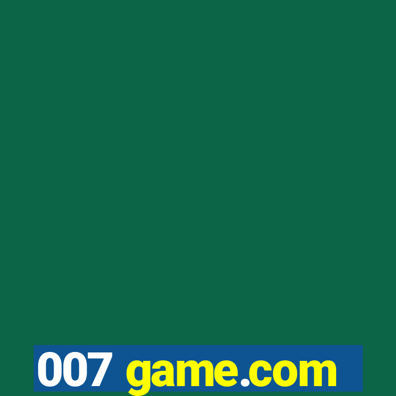 007 game.com