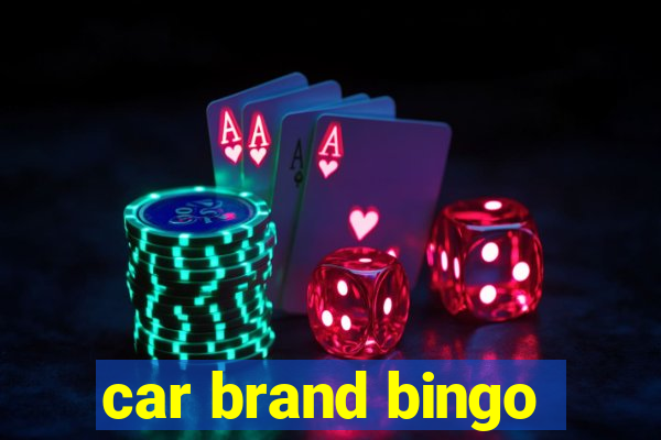 car brand bingo